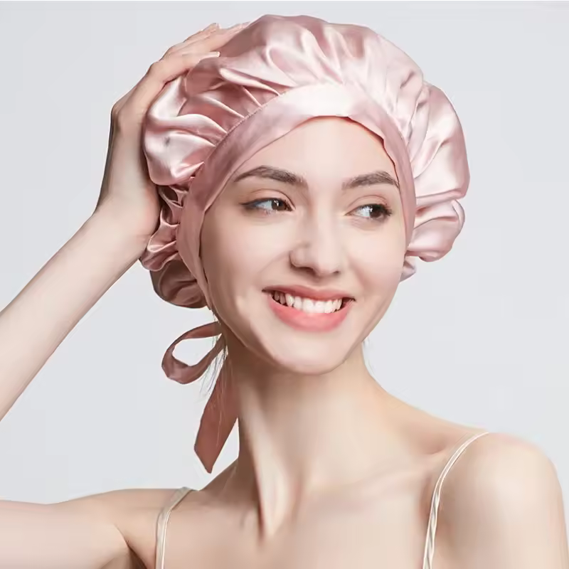 Zijden Slaapmuts met Linten