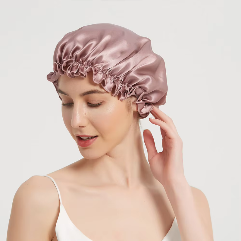 Zijden Slaapmuts met Elastische Band
