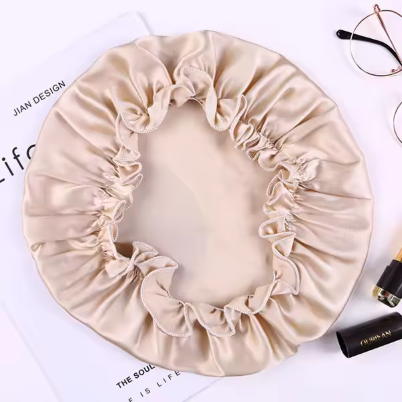 Zijden Slaapmuts met Elastische Band